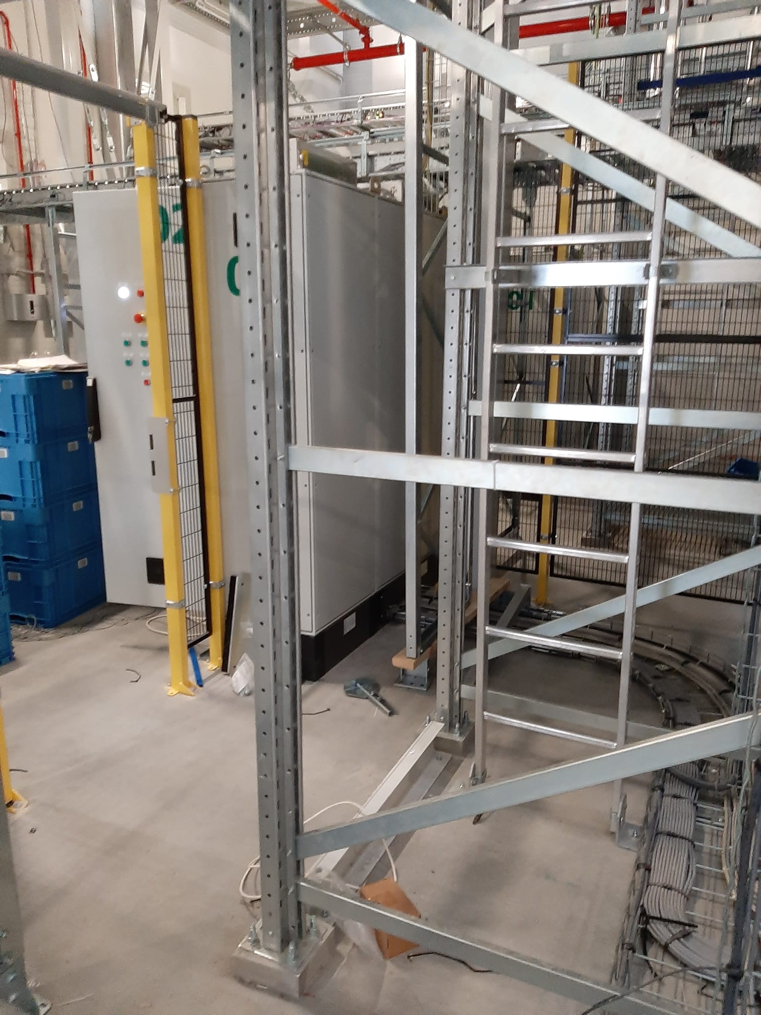 assembly and transfer of industrial equipment